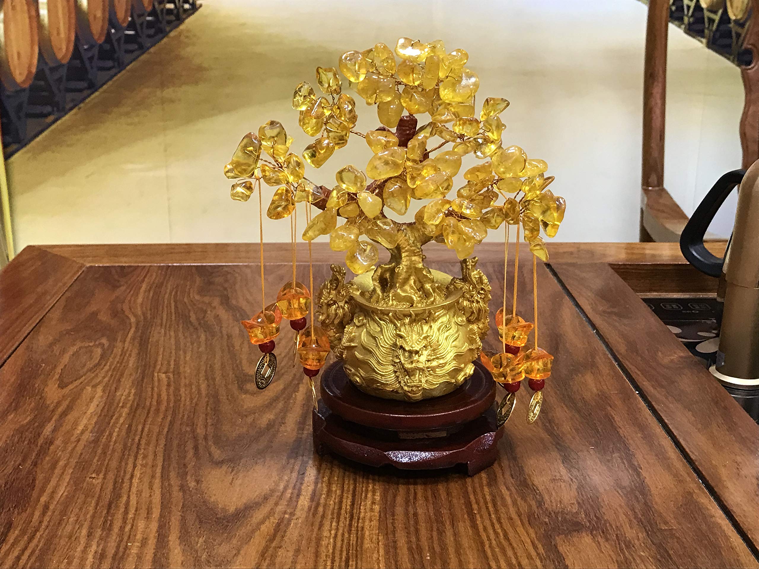 Amazon.com: Feng Shui Yellow Crystal Tree/Yellow Crystal Money